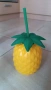 чаша за път термос със сламка spongebob squarepants Спонджбоб квадратни гащи  Miffy ананас, снимка 10