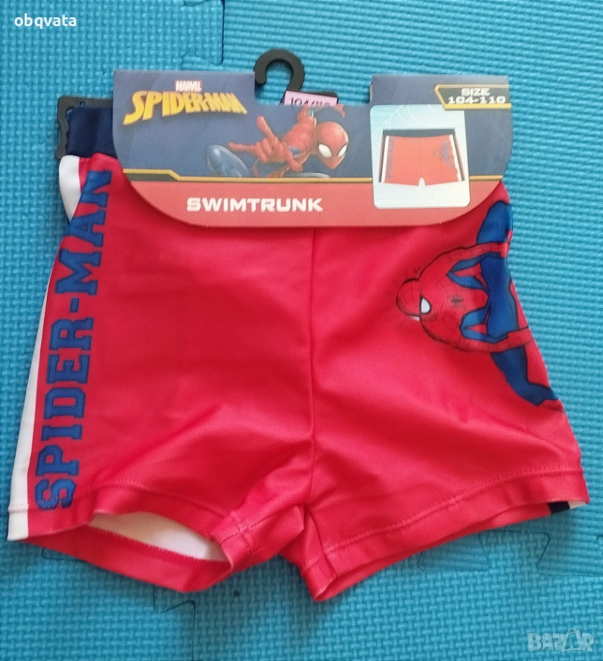 НОВИ детски бански Спайдър мен/Spider man 104-110, снимка 1