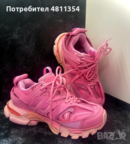 Balenciaga track розов, снимка 2 - Маратонки - 54348332