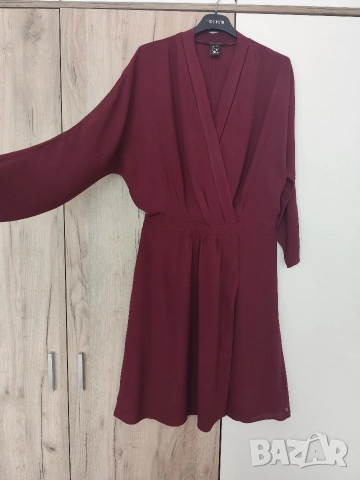 Maison Scotch рокля цвят бордо М размер 