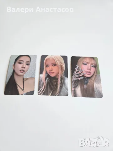 Оригинални BLACKPINK Deadline фотокарти – Jisoo, Rosé и Lisa