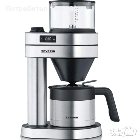 Капкова кафемашина KA 5763 CAPRICE, сребриста, Severin, снимка 5 - Кафемашини - 55010105
