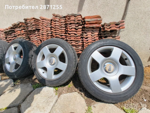 Джанти с гуми 16 5/112, снимка 3 - Гуми и джанти - 54397439