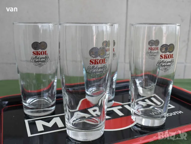 Оригинални чаши за бира Skol, снимка 2 - Чаши - 55483498