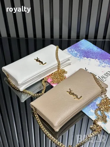 Yves Saint Laurent Нова Дамска Кожена Чанта Различни Цветове YSL, снимка 2 - Чанти - 55338970