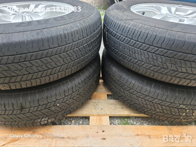 Лети джанти 16ки 5х114.3 Mitsubishi + летни гуми 215/70/16 Yokohama, снимка 11 - Гуми и джанти - 54822211