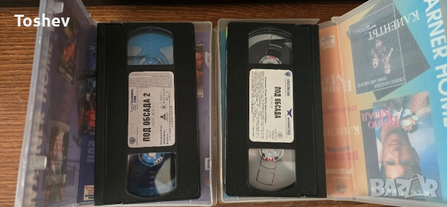 Филм на Видеокасета(VHS) -Под Обсада 1 и 2 , снимка 2 - Екшън - 55242063