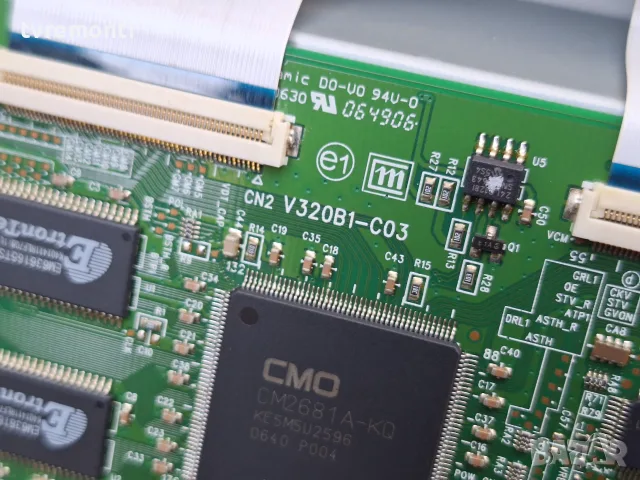 T con Board V260B1-C03, for LG 32LC2R дисплей  V320B1-L04 rev.C1 , снимка 2 - Части и Платки - 55690213