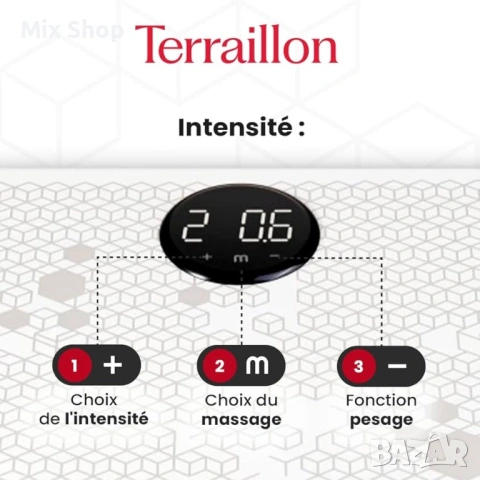 Нова Масажор Terraillon Power - 2 в 1, EMS масажор за крака и кантар, снимка 3 - Друга електроника - 54325908