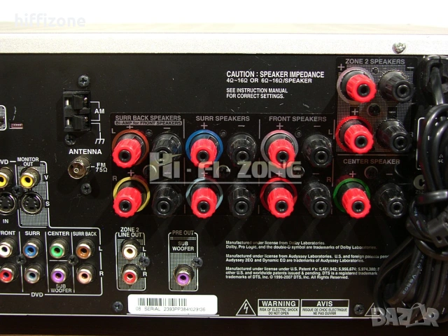 Ресивър   Onkyo tx-sr606 , снимка 8 - Ресийвъри, усилватели, смесителни пултове - 54080123