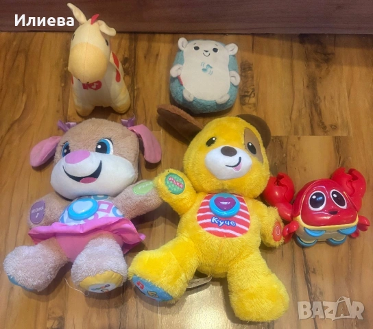 Fisher price куче котаракът Том и образователни играчки 