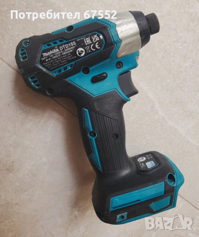 Нов безчетков импакт със степени Makita DTD155. Само тяло. , снимка 2 - Други инструменти - 52458592