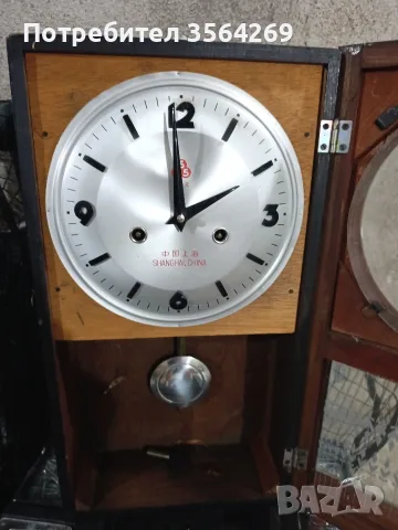 Старинен часовник, снимка 2 - Стенни часовници - 55325488
