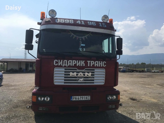 Продавам Камион Ман с кран Ферари, снимка 3 - Камиони - 54496615