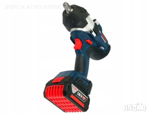 Bosch GDS 18V-1000 1000Nm 2x5.0Ah Ударен гайковерт Professional L-BOXX Нов, снимка 7 - Винтоверти - 55578827