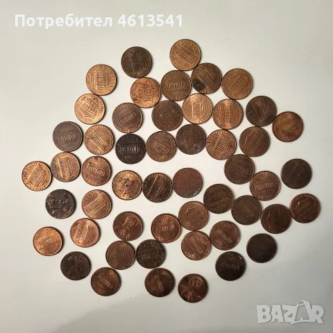 Лот по еди цент 51 броя, снимка 3 - Нумизматика и бонистика - 55506367