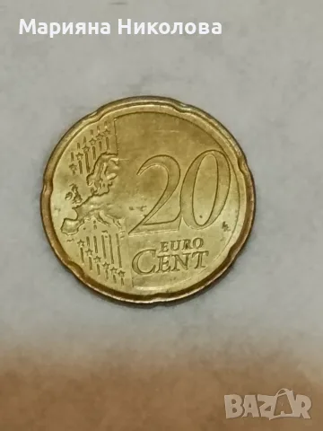 20 евроцента 2019 Кипър , снимка 2 - Нумизматика и бонистика - 55423271