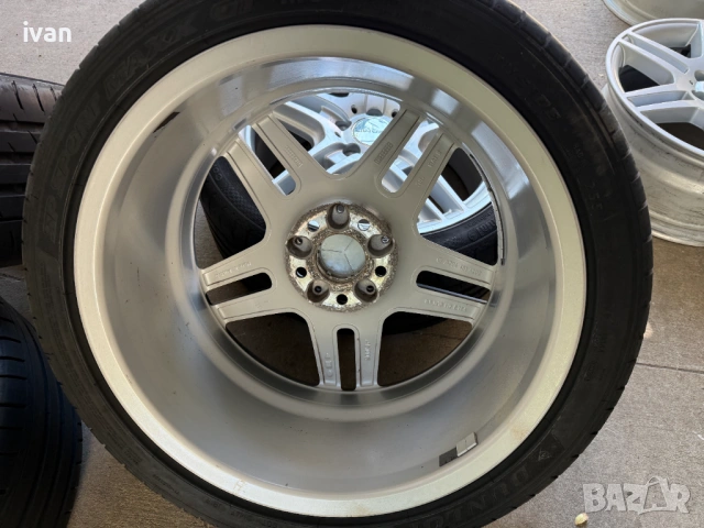 4 бр. оригинални алуминиеви джанти спорт пакет Mercedes AMG 18 цола 5x112, снимка 15 - Гуми и джанти - 54852553
