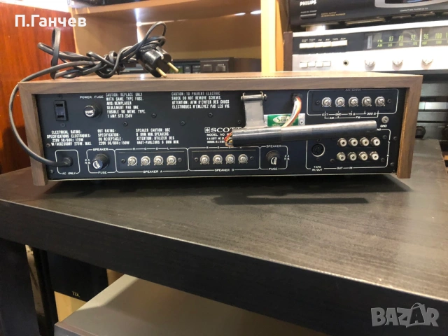 SCOTT R307 Ресийвър перфектен, снимка 6 - Ресийвъри, усилватели, смесителни пултове - 54376263