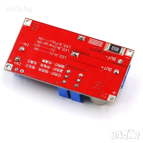 DC-DC Step-Down конвертор XL4015 5A с регулиране на напрежение и ток (CC/CV) 10394, снимка 5 - Друга електроника - 54692013
