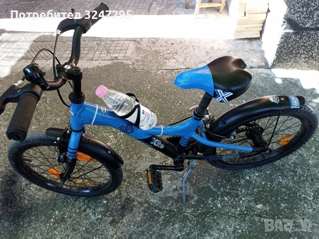 детско колело 18" в добро техническо, снимка 4 - Детски велосипеди, триколки и коли - 55270110