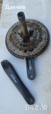 Курбели Shimano deore 3 плочи, снимка 2 - Части за велосипеди - 54348143