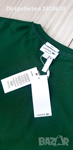 Lacoste Cotton Regular Fit  Unisex Size M НОВО! ОРИГИНАЛНА Унисекс Тениска!, снимка 8 - Тениски - 53941730