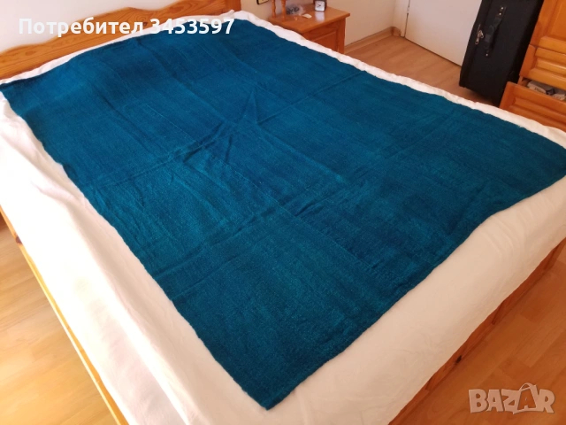 100% вълна автентични стари покривки 170/121 см- 2 броя, снимка 2 - Други - 54867552