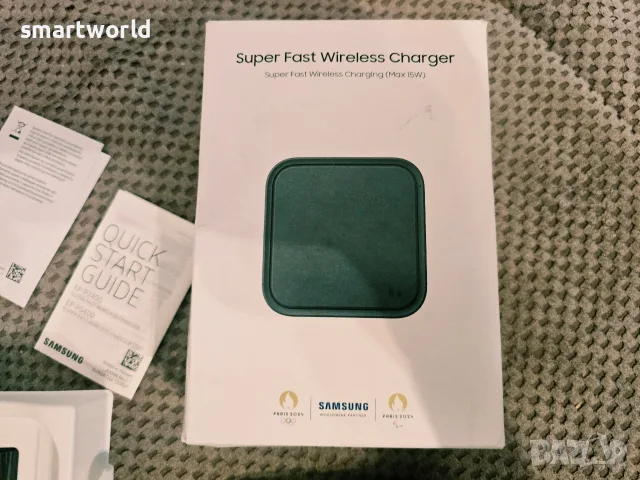 Безжично зарядно Samsung Super Fast Wireless Charger 15W