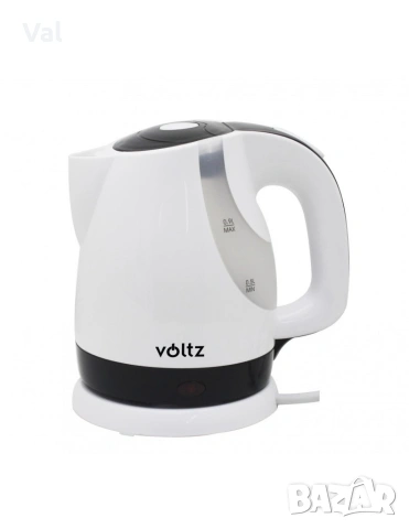 Електрическа кана Voltz Premium, 1300W, 0.9л., бяло/черно, бяло/червено, 2 ГОДИНИ ГАРАНЦИЯ, снимка 11 - Кани - 54922757