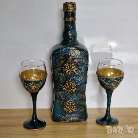  Подаръчни комплекти  за вино /ракия/, снимка 16 - Декорация за дома - 19274800
