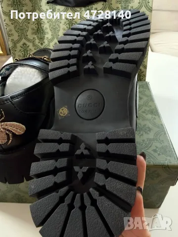 Дамски мокасини Gucci размер 38 , снимка 3 - Дамски ежедневни обувки - 55604907