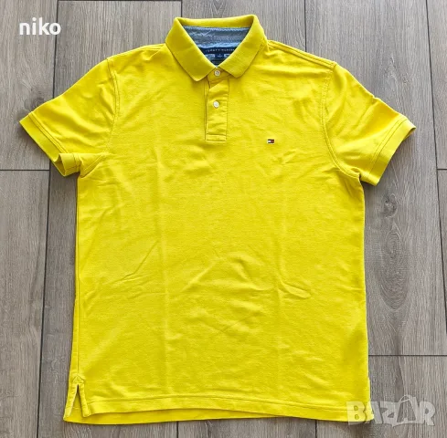 мъжка поло тениска Tommy Hilfiger, размер М, снимка 2 - Тениски - 55442110
