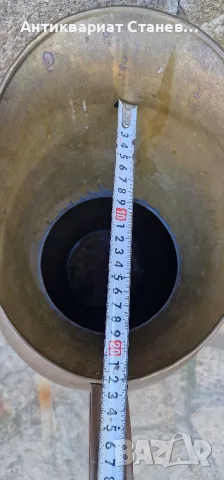 ОГРОМНА МЕСИНГОВА ДЕКОРАТИВНА КАНА , снимка 4 - Декорация за дома - 55628123