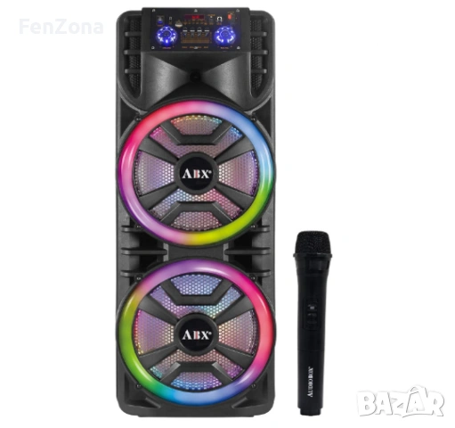 Караоке тонколона с два високоговорителя 2х12 инча XH-1689,12м гаранция