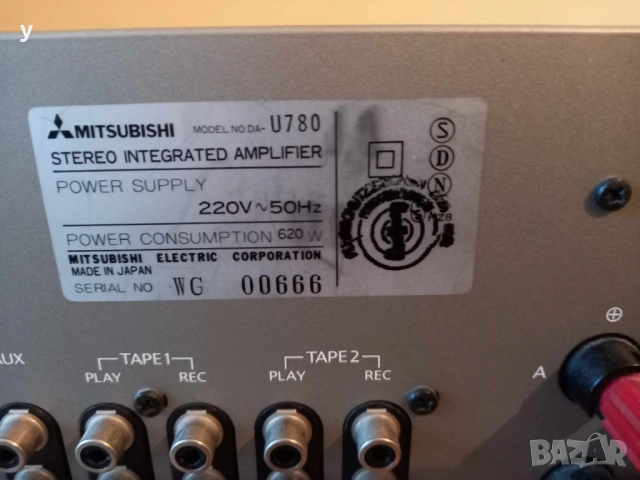 Mitsubishi  Da  U780, снимка 3 - Ресийвъри, усилватели, смесителни пултове - 54455095