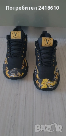 Versace Jeans Couture Mens Size 42 /27 см UK 7.5 US 8.5 ОРИГИНАЛ! Мъжки спортни - обувки !, снимка 13 - Спортно елегантни обувки - 53736668