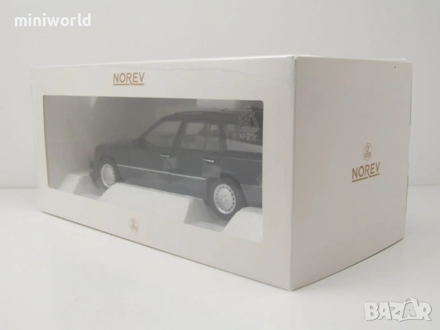 Mercedes-Benz 300 D T-Modell Kombi S124 1990 - мащаб 1:18 на Norev моделът е нов в кутия, снимка 11 - Колекции - 54929901