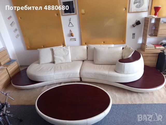 Холна гарнитура - естествена кожа, снимка 9 - Дивани и мека мебел - 55223388