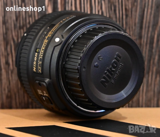 Обектив Nikon 50mm f/1.8G AF-S NIKKOR - Като нов! , снимка 5 - Обективи и филтри - 54896460