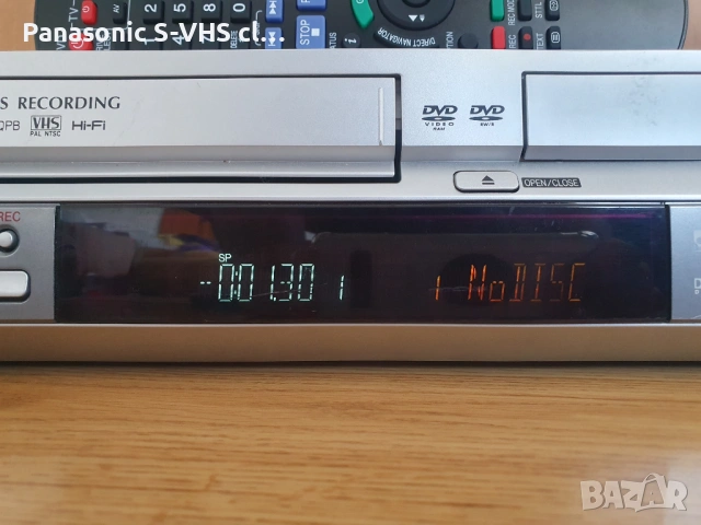 Panasonic DMR-ES30V VHS>DVD/DVD>VHS  recorder, снимка 5 - Плейъри, домашно кино, прожектори - 54807781