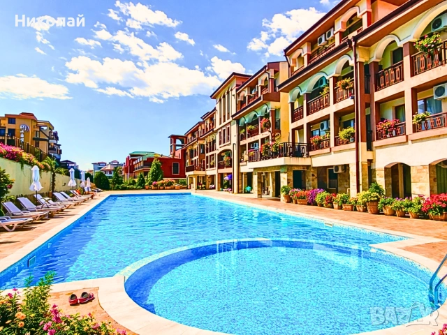 Без Комисионна | 65 кв.м | 66 000 € Свети Влас • Двустаен - Сътрудничим с Агенции и Посредници, снимка 3 - Апартаменти - 51861212