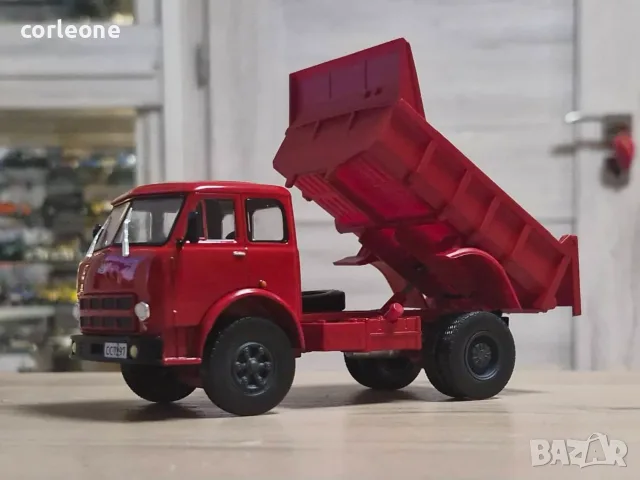 МАЗ 503 А самосвал 1970 - мащаб 1:43 на DeAgostini моделът е нов в блистер MAZ, снимка 9 - Колекции - 55567755