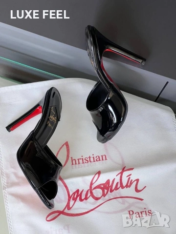 Christian Louboutin ⚜️Дамски Чехли , снимка 4 - Чехли - 54541873