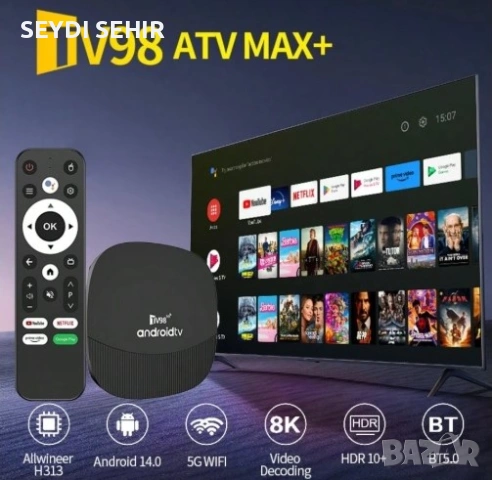 Q96 OHP, 64GB 4K Ultra HD Android TV Box, снимка 5 - Приемници и антени - 53999906