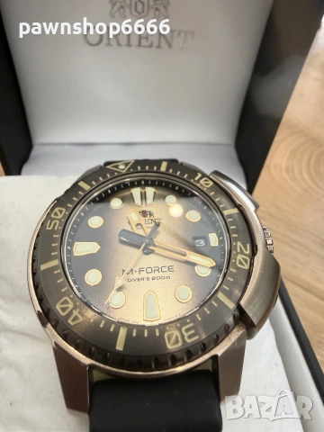 Orient M-Force 70th Anniversary Лимитиран №438/1600 – Брутален Дайвър, снимка 10 - Мъжки - 54995280