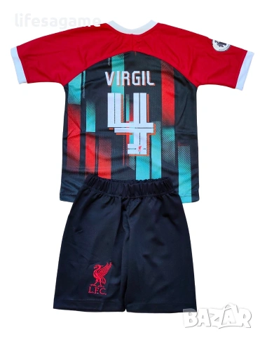 Детско - юношески футболен екип Ливърпул Върджил Ван Дайк Liverpool Virgil