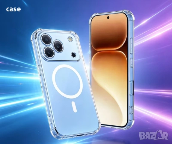 Honor 600pro кейс crystal clear Magsafe ударо-устойчив, снимка 2 - Калъфи, кейсове - 54738754