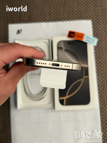 24М ГАР!🔥 iPhone 16 Pro Лизинг от 30€/мес Natural Titanium КАТО НОВ❗️128Gb❗️, снимка 8 - Apple iPhone - 55457630