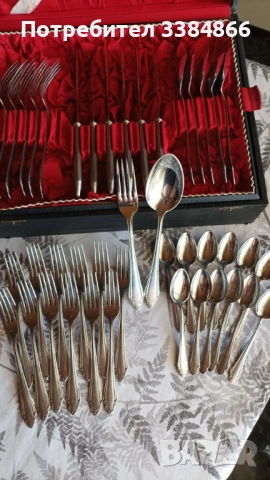 Сервиз за хранене хромиран, снимка 9 - Сервизи - 54182446